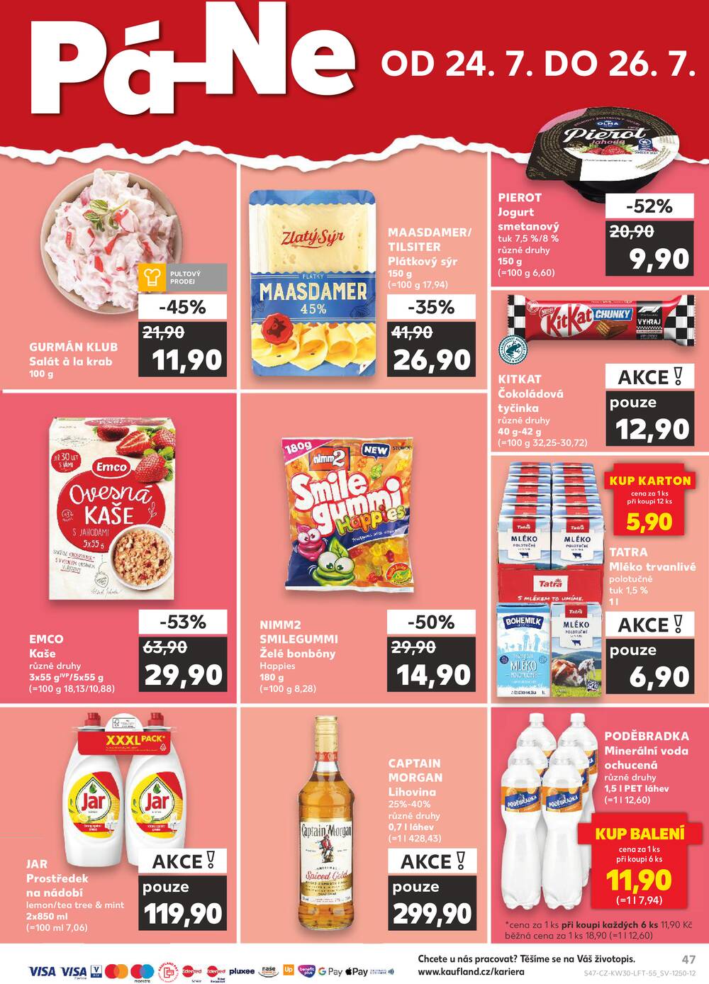 Leták Kaufland - Kaufland 22.7. - 28.7. - Kaufland Moravská Třebová - strana 47 Leták Kaufland - Kaufland 22.7. - 28.7. - Kaufland Moravská Třebová - strana 47