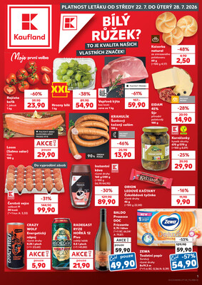 Leták Kaufland 22.7. - 28.7. - Kaufland - Kopřivnice