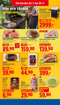 Lidl Čtvrtek od 23.7. do 26.7.2026