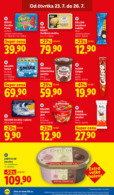 Lidl Čtvrtek od 23.7. do 26.7.2026