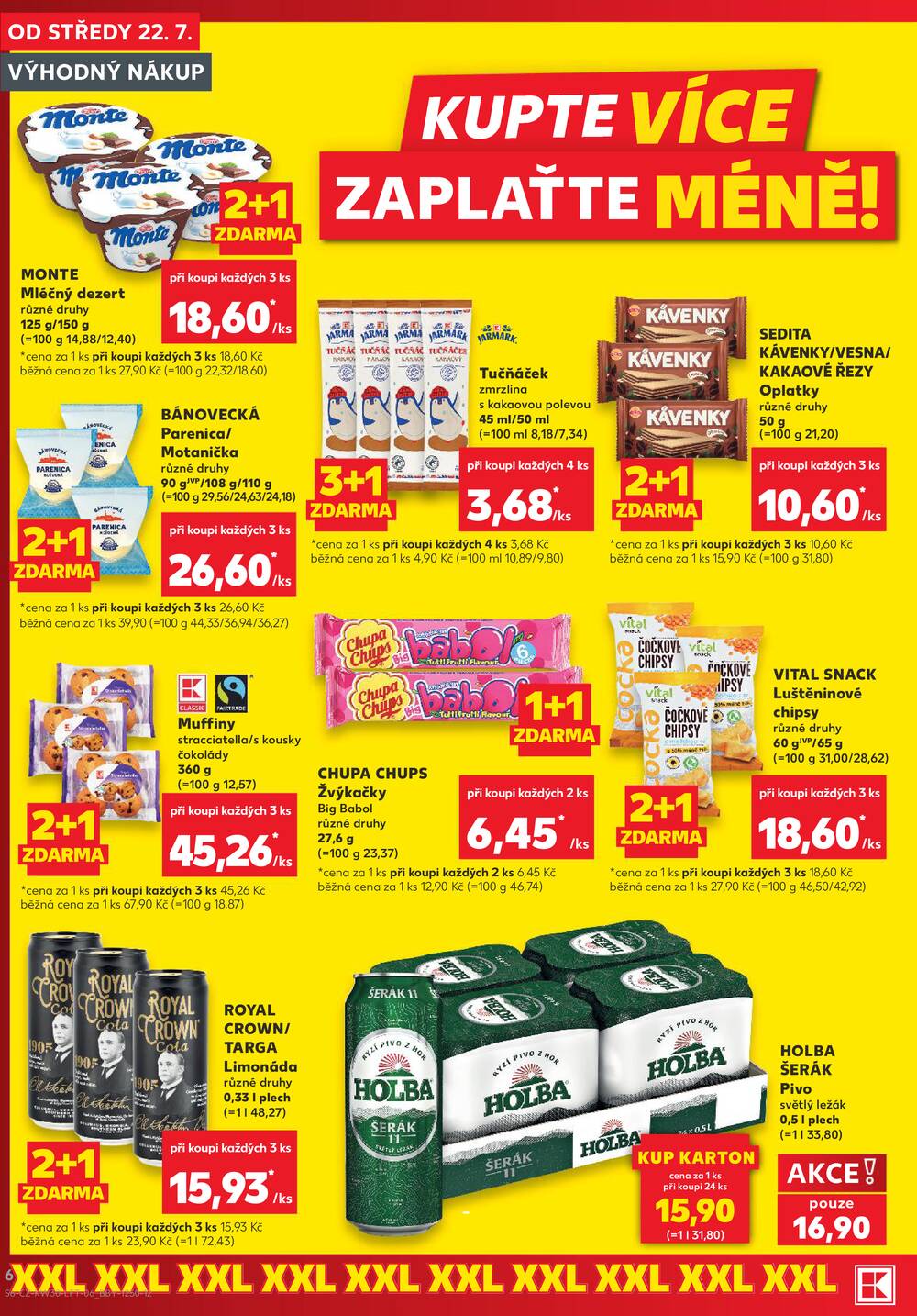 Leták Kaufland - Kaufland 22.7. - 28.7. - Kaufland - Brno - Ponava - strana 6