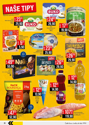 JIP Cash & Carry České Budějovice, Most, Náchod, Polička, Sušice a Svoboda nad Úpou od 22.7. do 28.7.2026