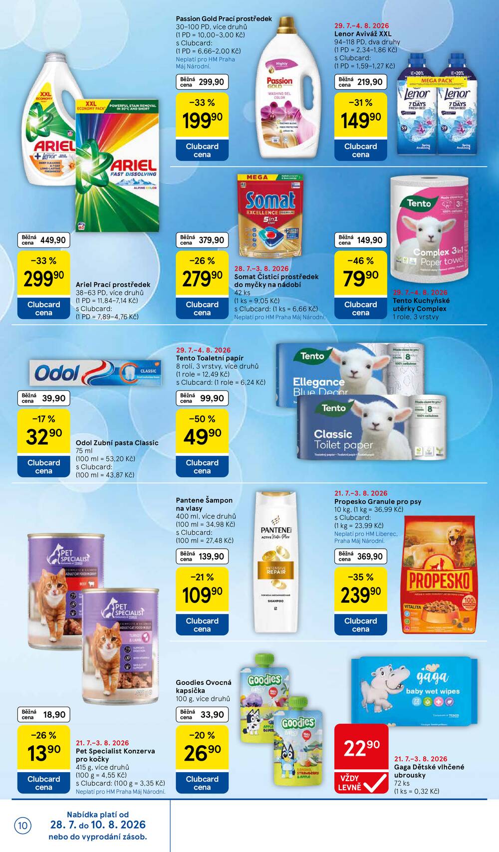 Tesco hypermarkety od 29.7. do 4.8.2026