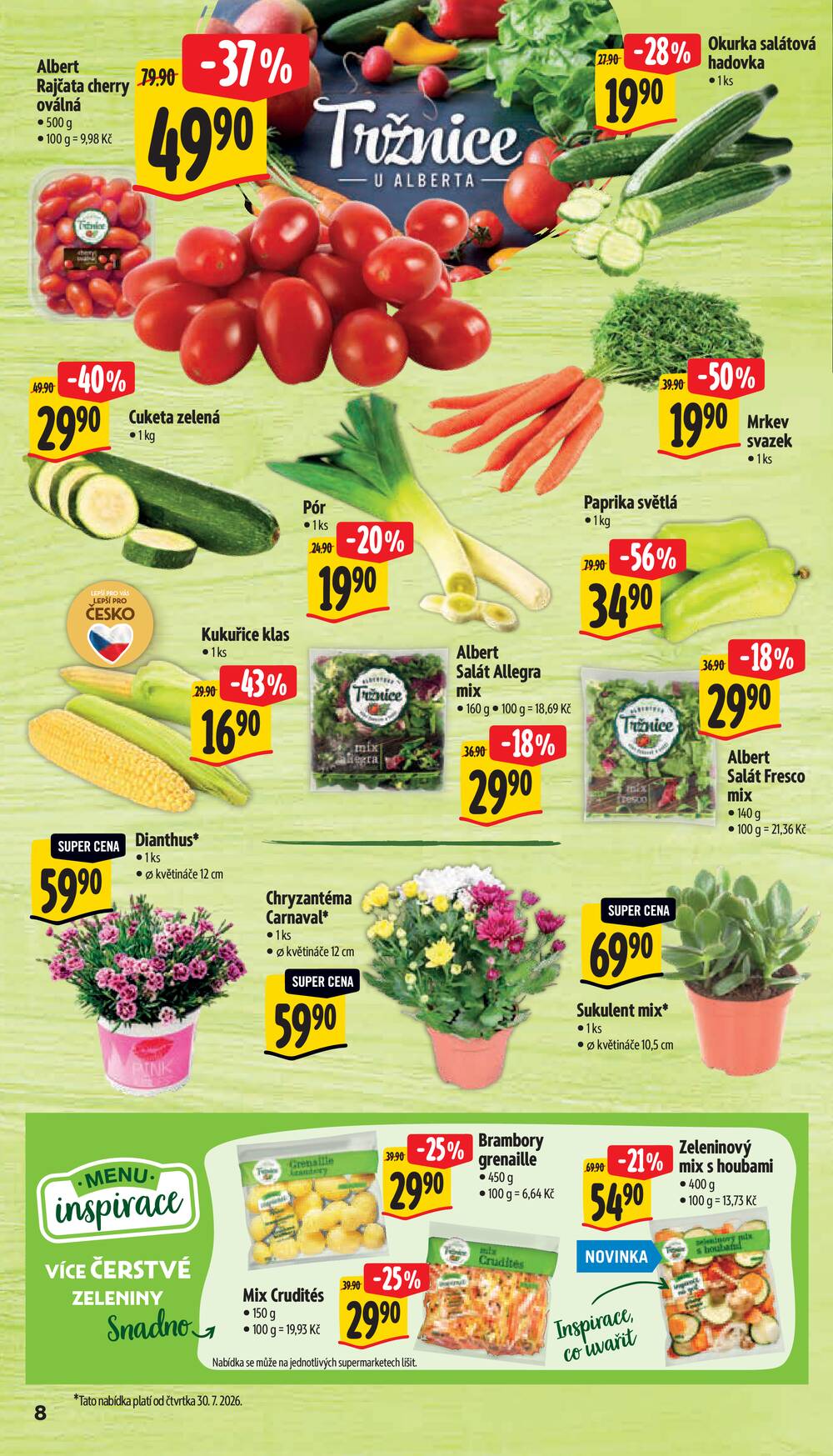 Albert Supermarket od 29.7. do 4.8.2026