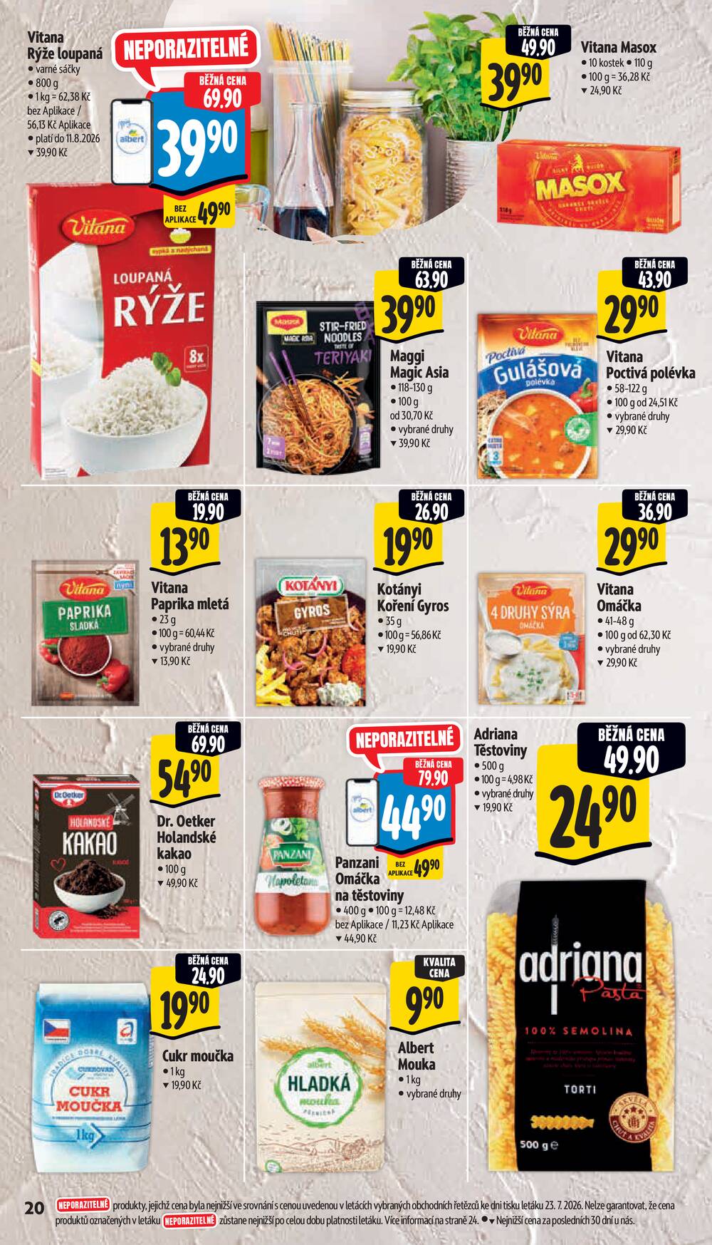 Albert Supermarket od 29.7. do 4.8.2026