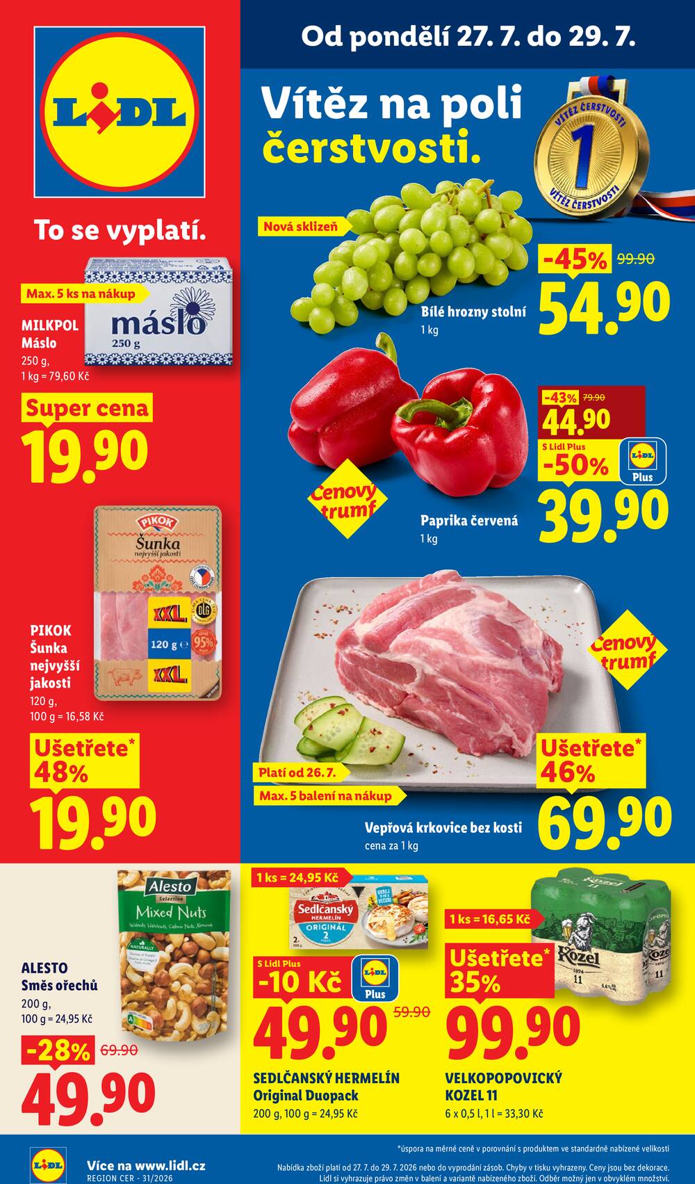 Lidl od 27.7. do 29.7.2026