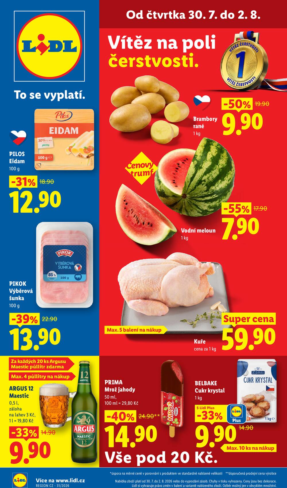 Leták Lidl - Lidl Čtvrtek od 30.7. do 2.8.2026 - strana 1 Leták Lidl - Lidl Čtvrtek od 30.7. do 2.8.2026 - strana 1