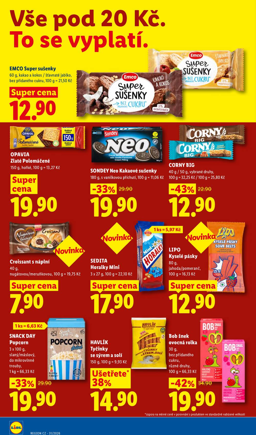 Lidl Čtvrtek od 30.7. do 2.8.2026
