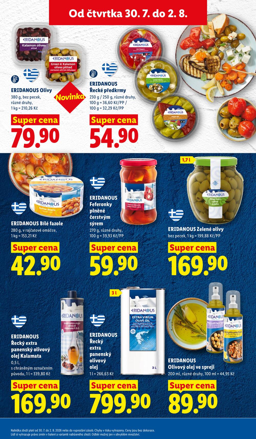 Lidl Čtvrtek od 30.7. do 2.8.2026