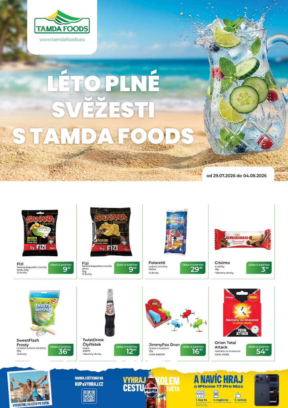 Leták Tamda Foods - Tamda Foods od 29.7. do 4.8.2026 - strana 1