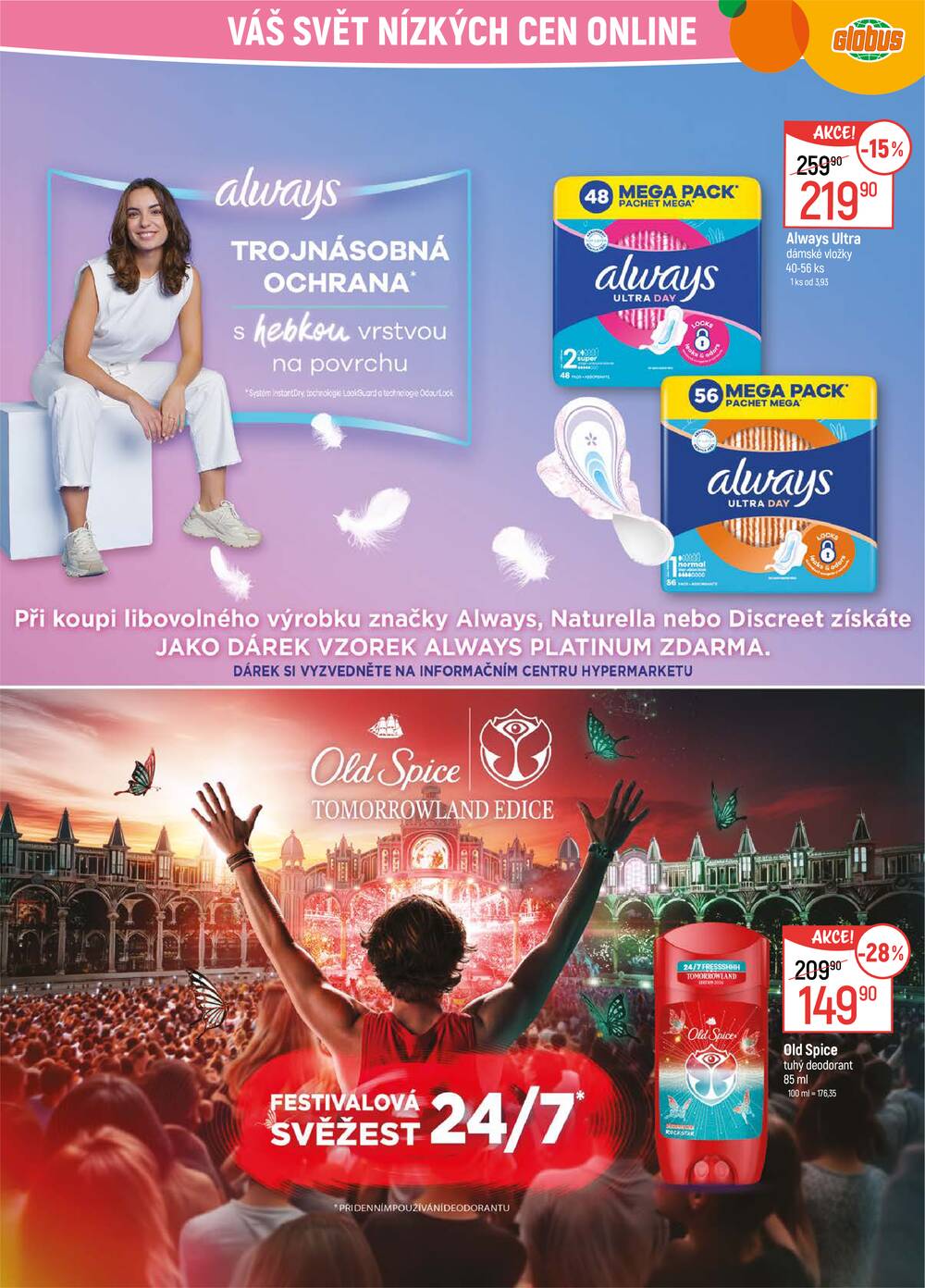 Akční leták Globus 29.7. - 4.8.2026 - Globus Jenišov u Karlových Varů