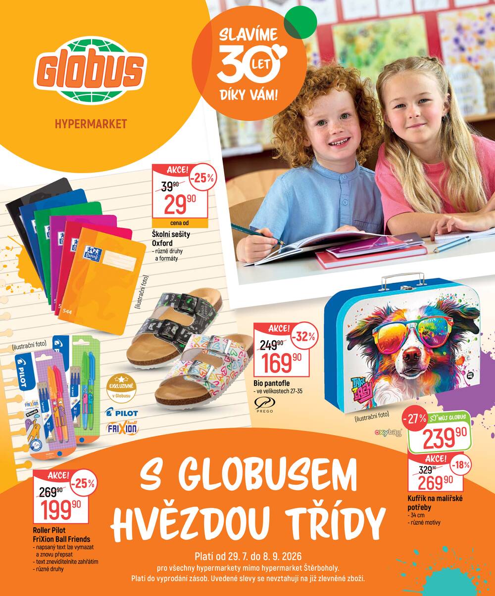 Leták Globus - Akční leták Globus 29.7. - 8.9.2026 - Globus Ostrava - strana 1 Leták Globus - Akční leták Globus 29.7. - 8.9.2026 - Globus Ostrava - strana 1