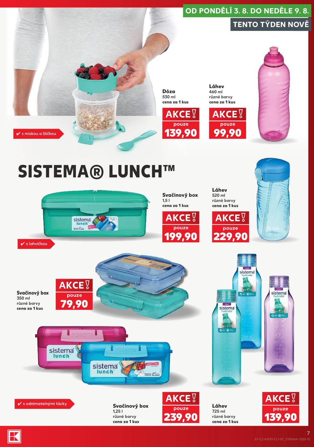 Leták Kaufland - Kaufland  -Spotřební zboží -  29.7.-4.8.2026 - strana 7