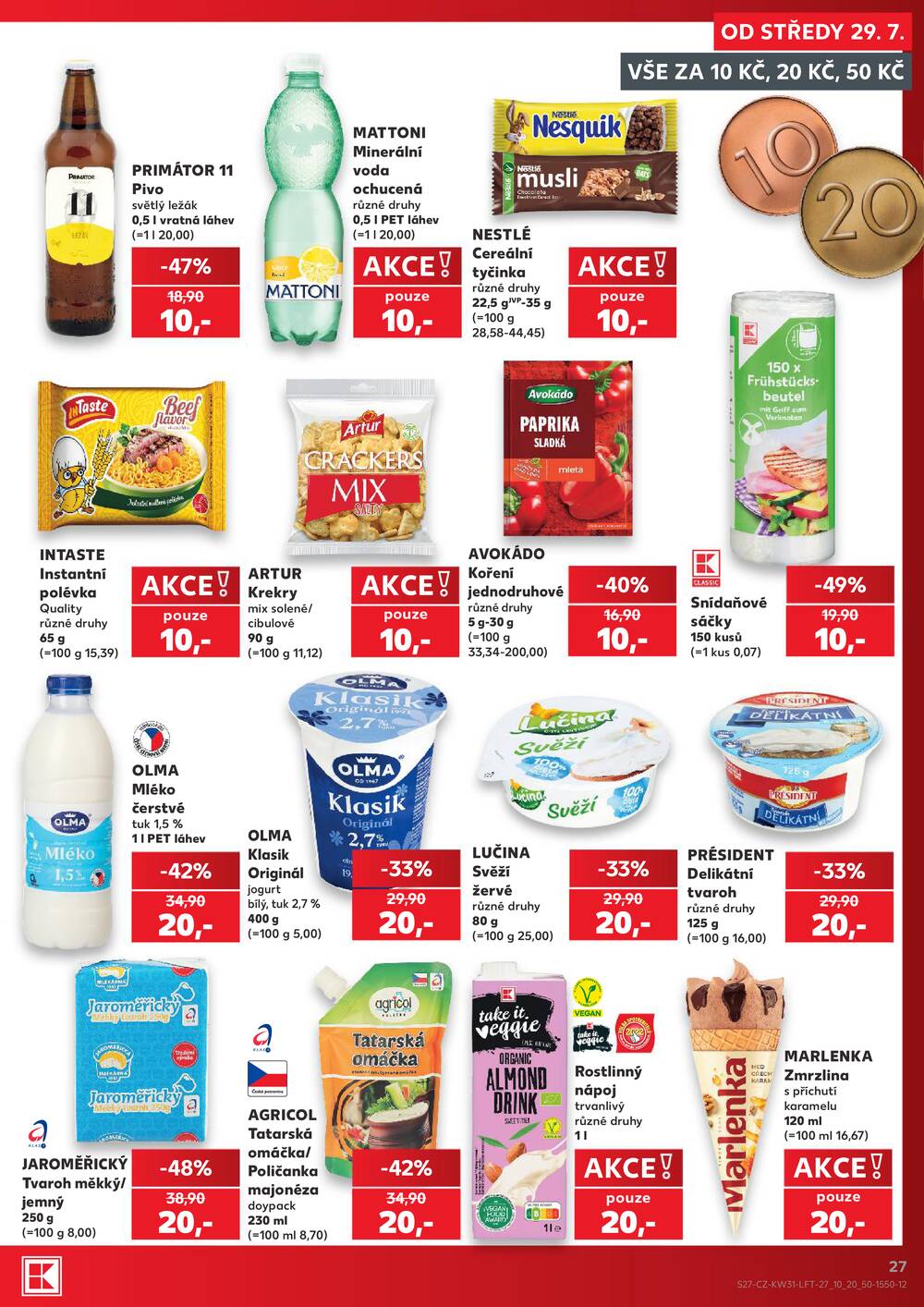 Leták Kaufland - Kaufland 29.7. - 4.8. - Kaufland - Louny - strana 27