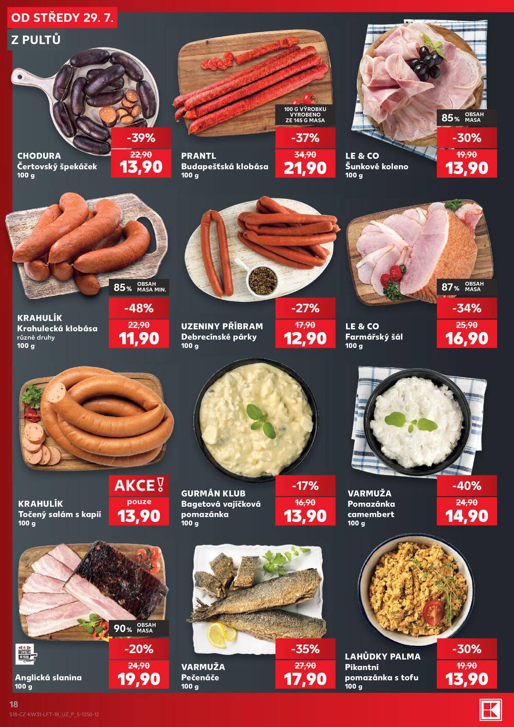 Leták Kaufland - Kaufland 29.7. - 4.8. - Kaufland - Chrudim - strana 18