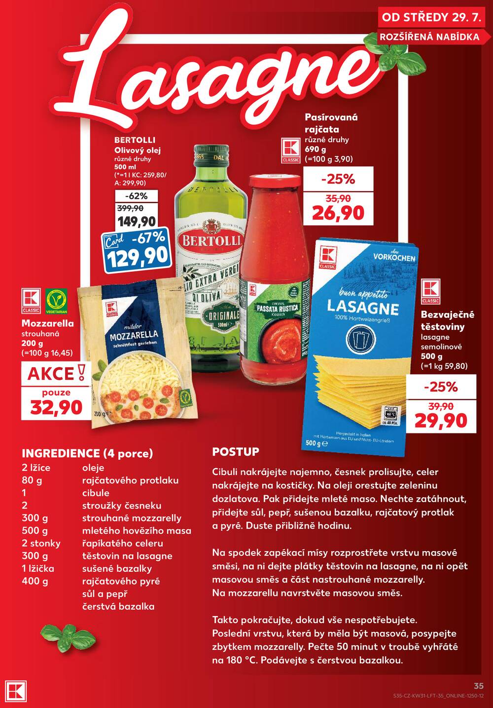 Leták Kaufland - Kaufland 29.7. - 4.8. - Kaufland - Chrudim - strana 35 Leták Kaufland - Kaufland 29.7. - 4.8. - Kaufland - Chrudim - strana 35