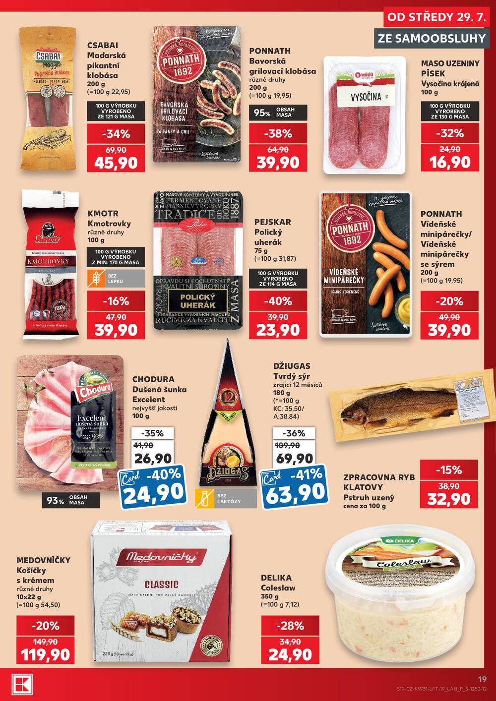 Kaufland 29.7. - 4.8. - Kaufland - Jablonec nad Nisou (Jateční)