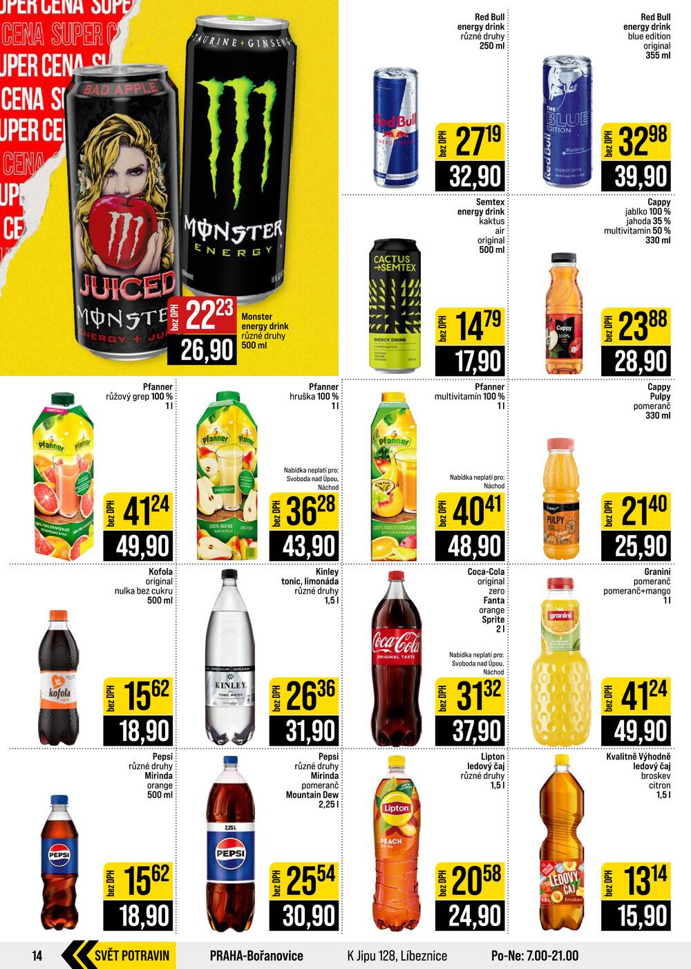 Leták JIP - JIP Cash & Carry České Budějovice, Most, Náchod, Polička, Sušice a Svoboda nad Úpou od 29.7. do 4.8.2026 - strana 14 Leták JIP - JIP Cash & Carry České Budějovice, Most, Náchod, Polička, Sušice a Svoboda nad Úpou od 29.7. do 4.8.2026 - strana 14