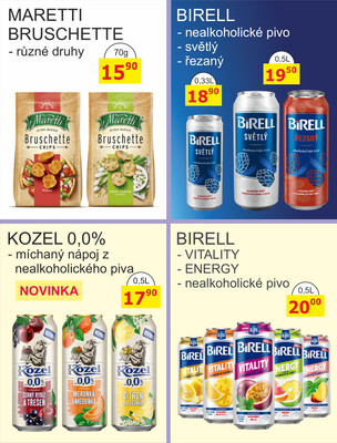 BENE Nápoje od 1.8. do 31.8.2026