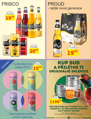 BENE Nápoje od 1.8. do 31.8.2026