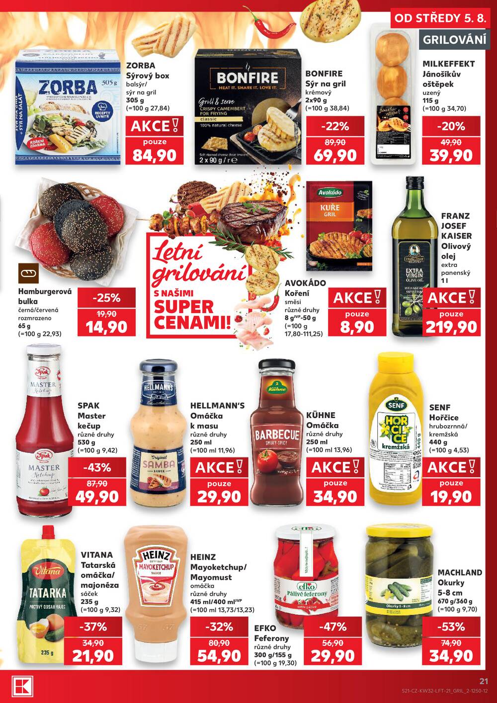 Leták Kaufland - Kaufland 5.8. - 11.8. - Kaufland - Třeboň - strana 21