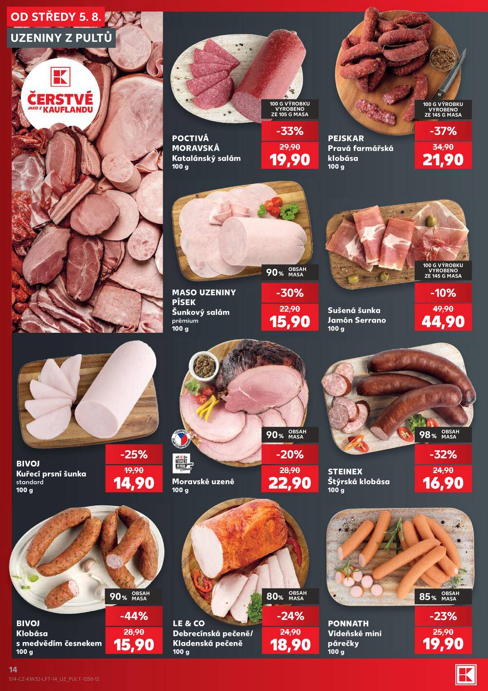 Leták Kaufland - Kaufland 5.8. - 11.8. - Kaufland - Domažlice - strana 14 Leták Kaufland - Kaufland 5.8. - 11.8. - Kaufland - Domažlice - strana 14