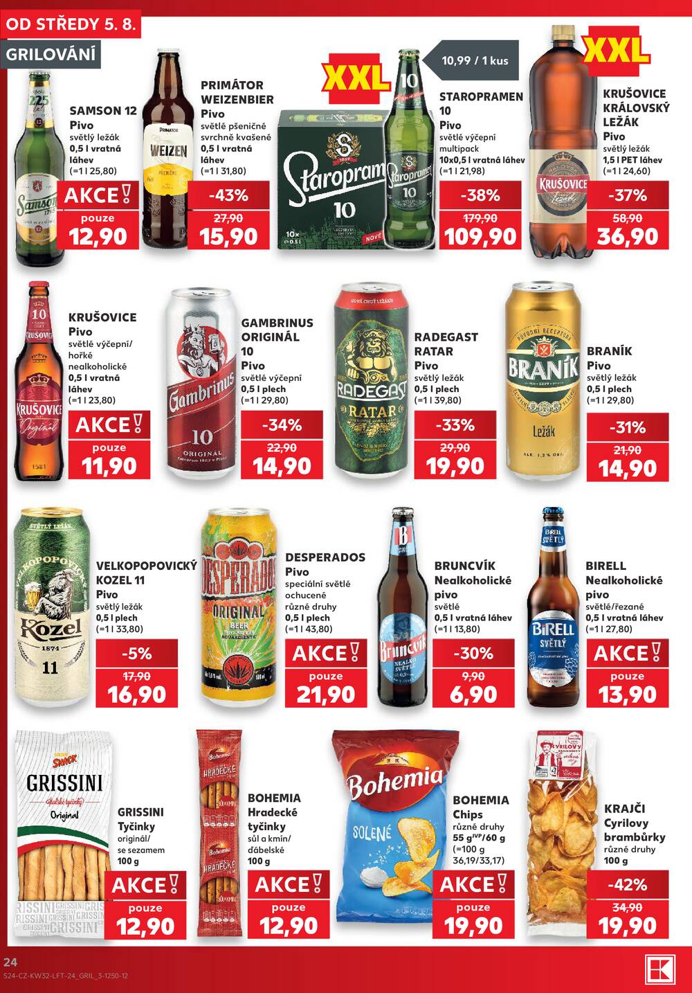 Kaufland 5.8. - 11.8. - Kaufland - Praha - Hloubětín