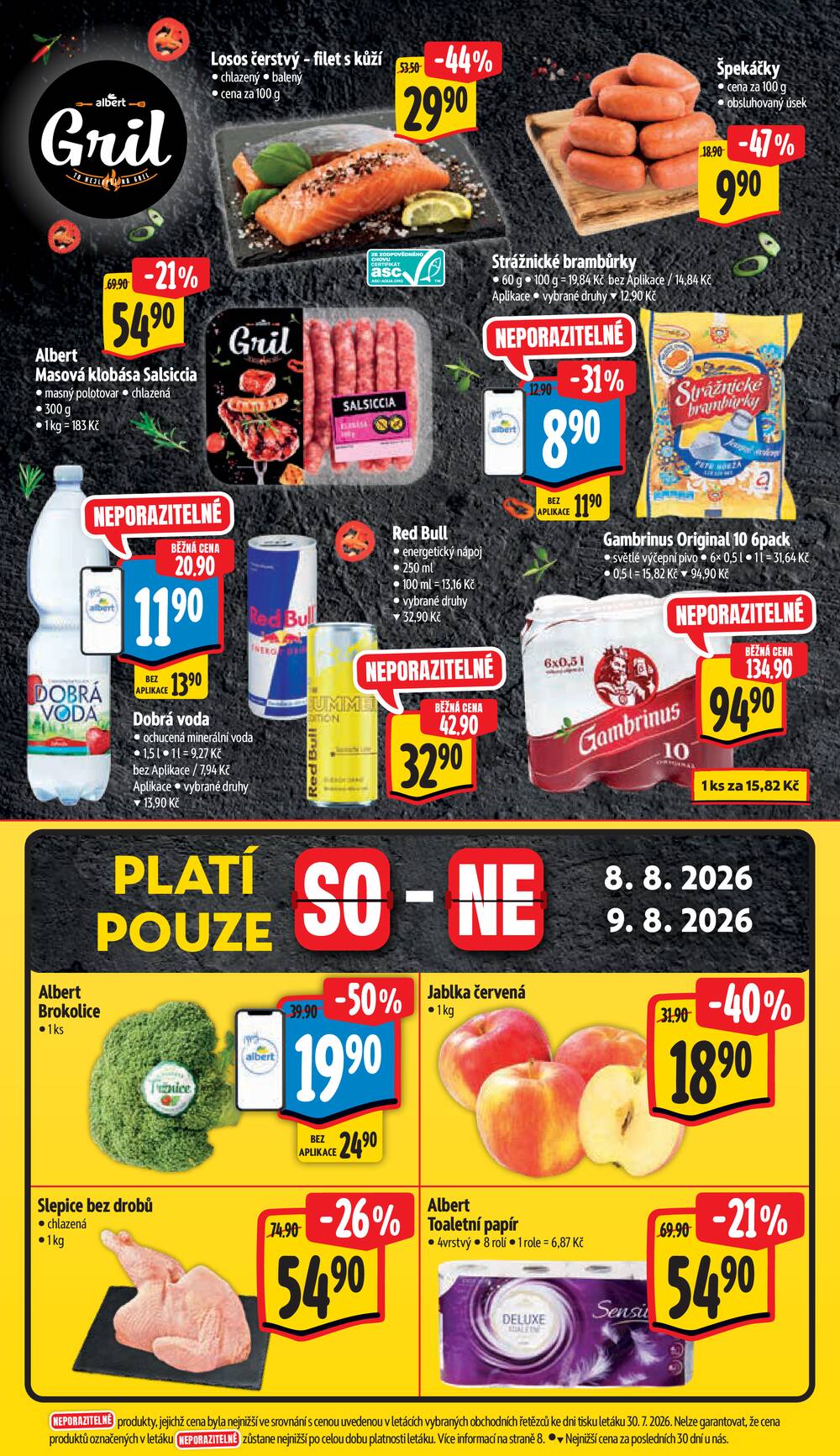 Leták Albert - Albert Supermarket od 5.8. do 11.8.2026 - strana 34