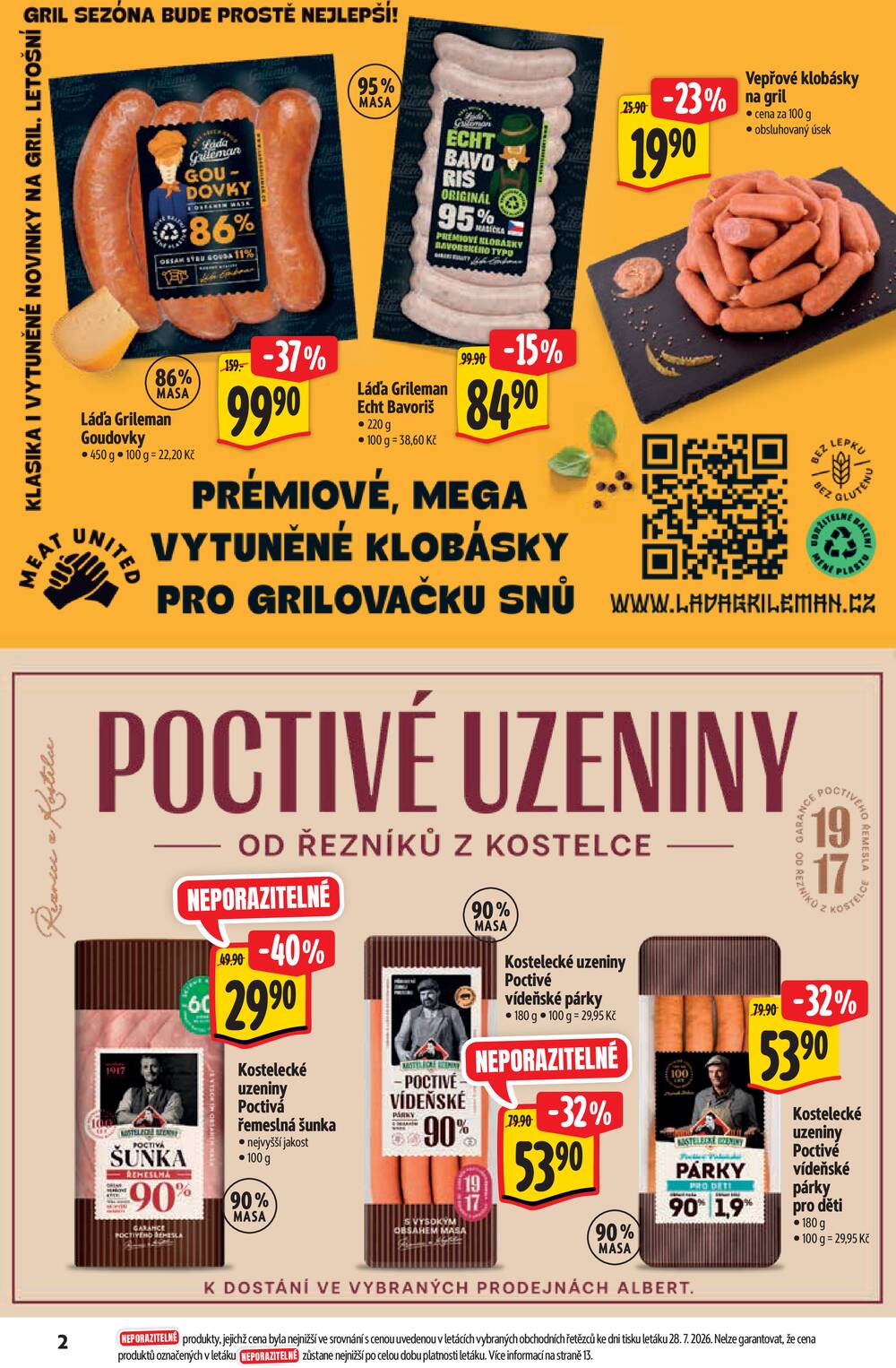 Leták Albert - Albert Supermarket katalog Brand od 5.8. do 18.8.2026 - strana 2 Leták Albert - Albert Supermarket katalog Brand od 5.8. do 18.8.2026 - strana 2