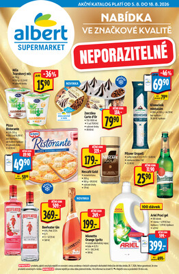 Leták Albert Supermarket katalog Brand od 5.8. do 18.8.2026