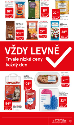 Tesco supermarkety od 5.8. do 11.8.2026