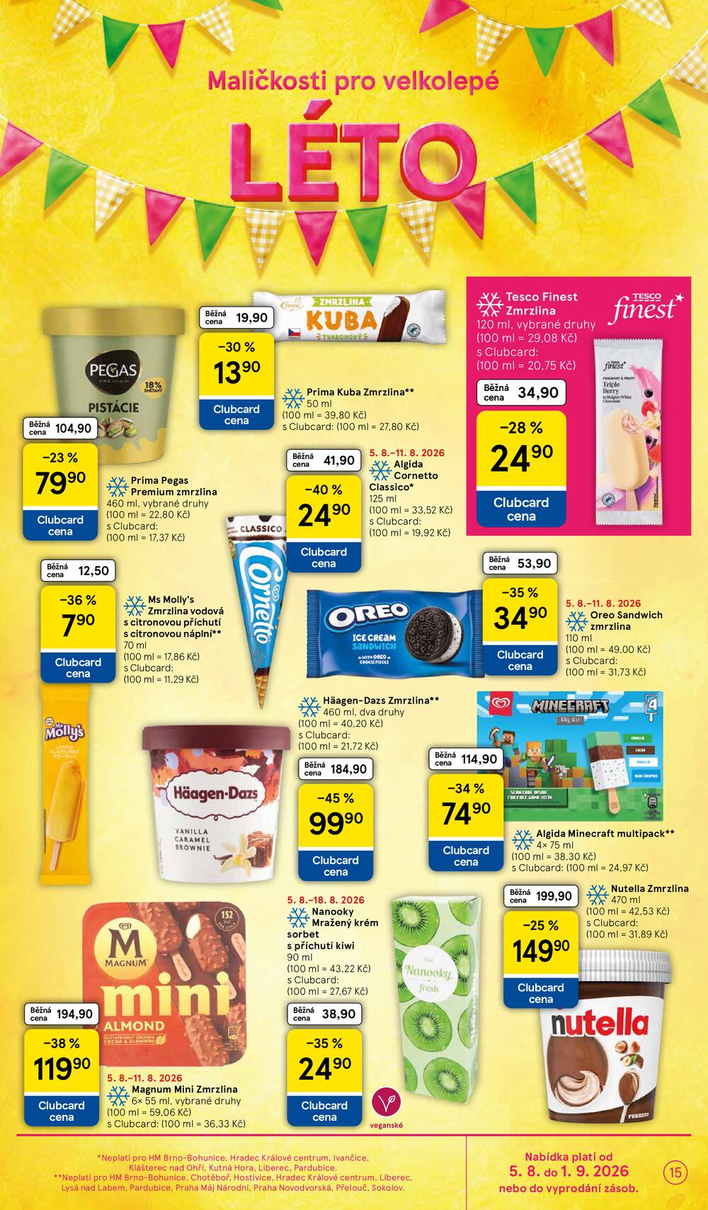 Tesco hypermarkety od 5.8. do 11.8.2026