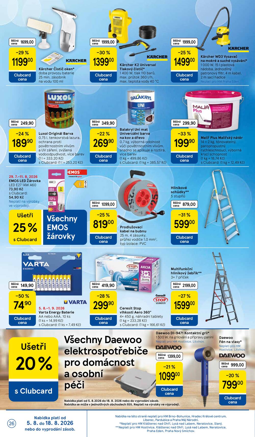 Tesco hypermarkety od 5.8. do 11.8.2026