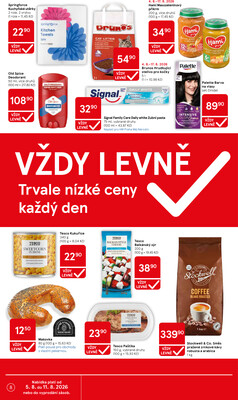 Tesco hypermarkety od 5.8. do 11.8.2026