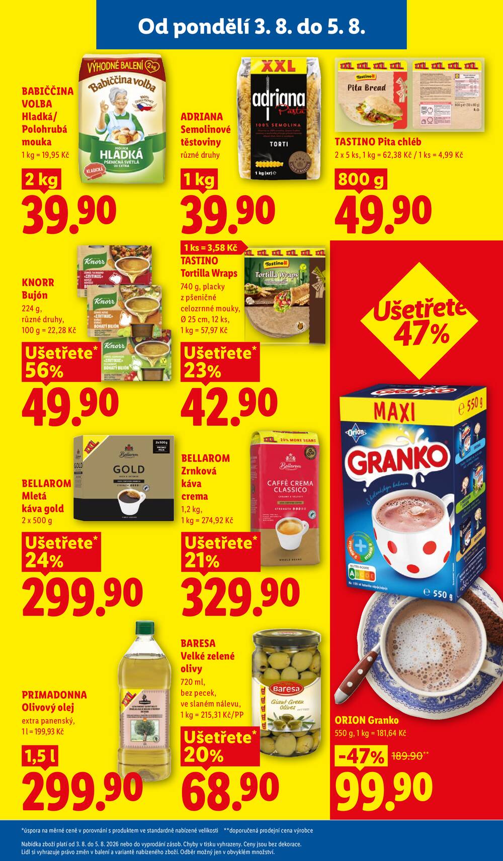 Lidl od 3.8. do 5.8.2026