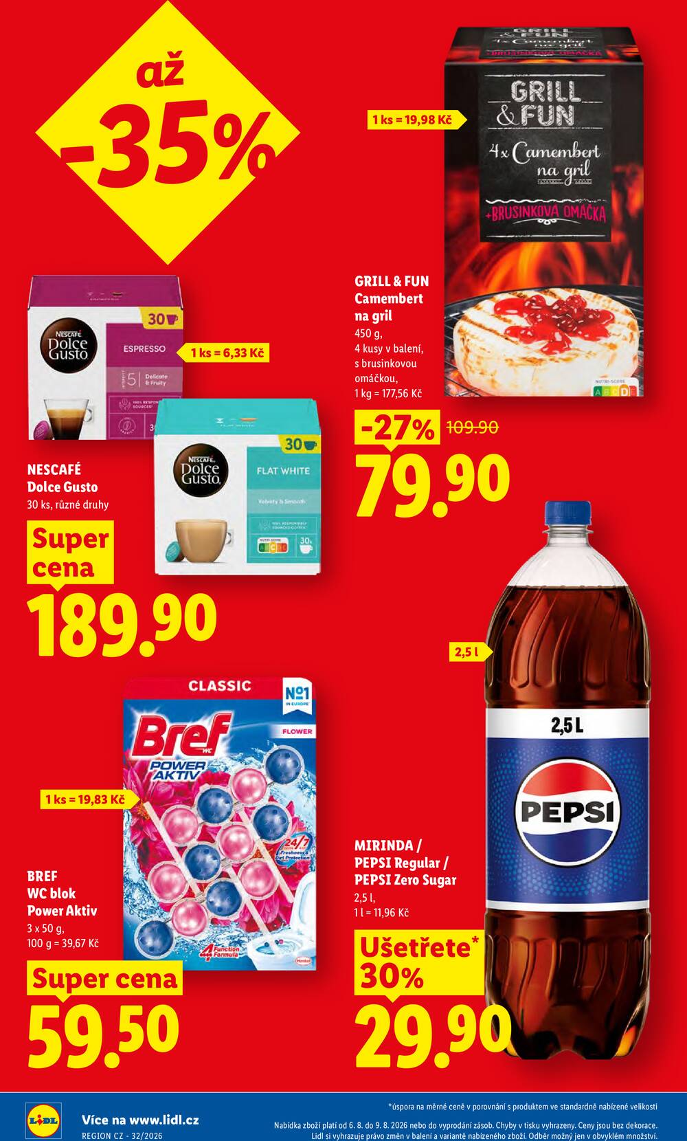 Leták Lidl - Lidl Čtvrtek od 6.8. do 9.8.2026 - strana 2 Leták Lidl - Lidl Čtvrtek od 6.8. do 9.8.2026 - strana 2
