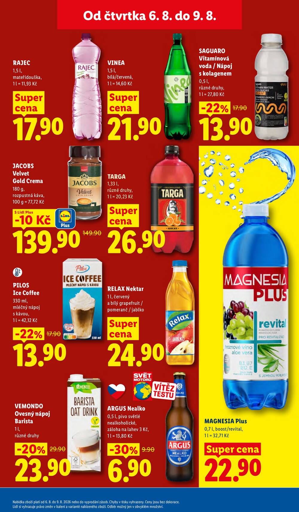 Lidl Čtvrtek od 6.8. do 9.8.2026