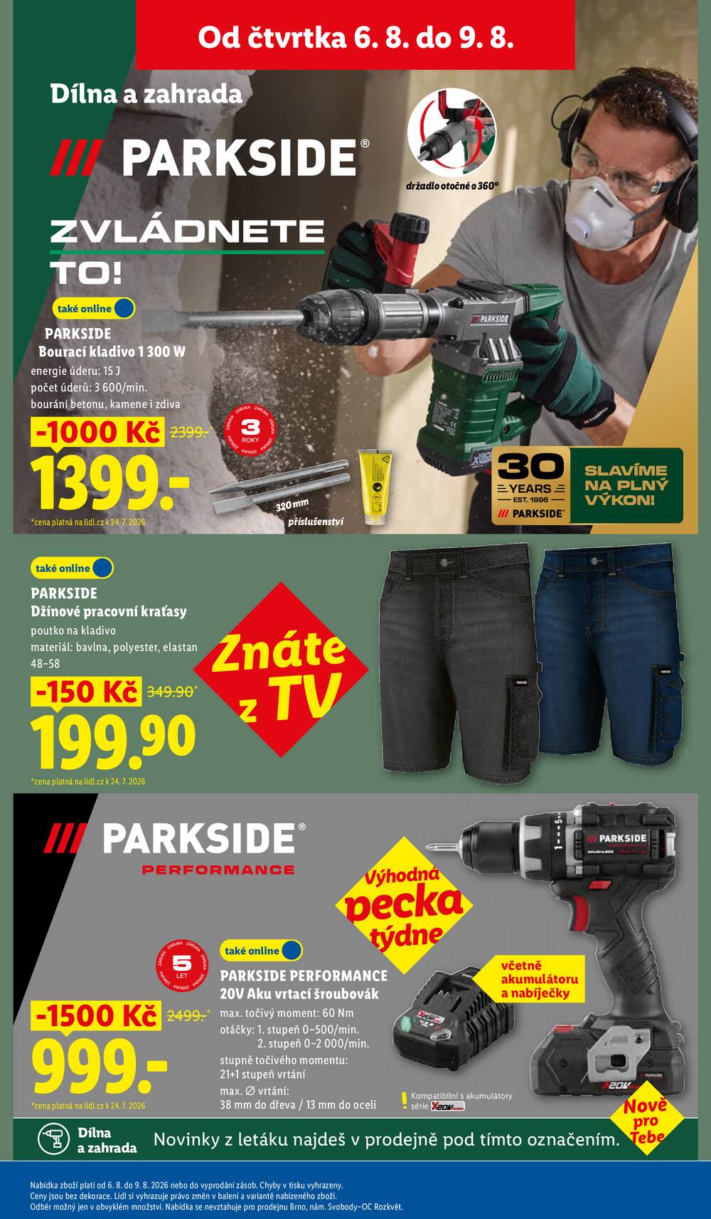 Lidl Čtvrtek od 6.8. do 9.8.2026