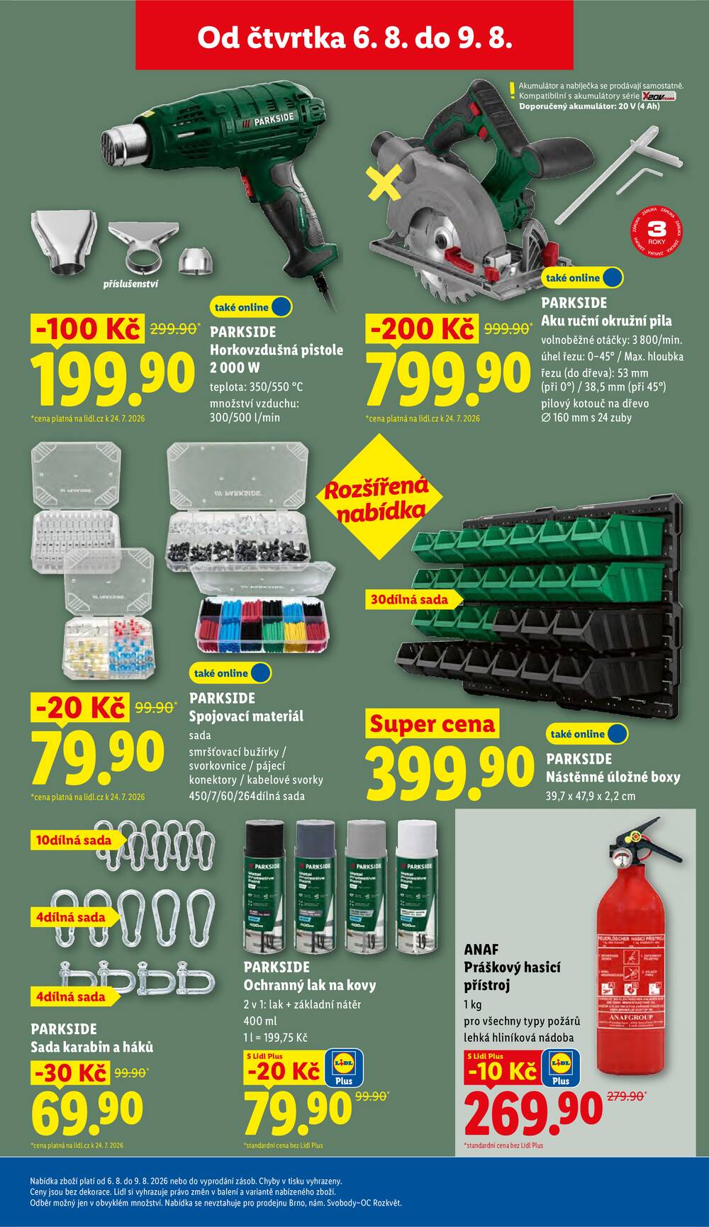 Lidl Čtvrtek od 6.8. do 9.8.2026