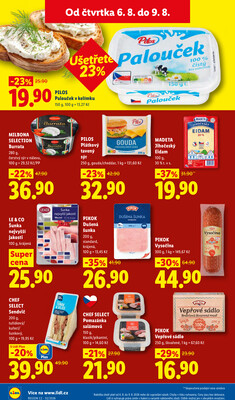 Lidl Čtvrtek od 6.8. do 9.8.2026