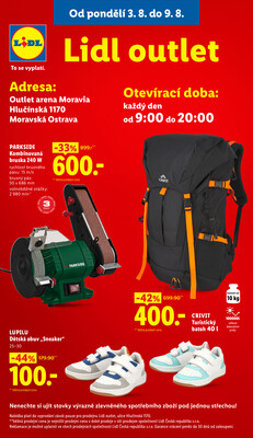 Lidl Čtvrtek od 6.8. do 9.8.2026