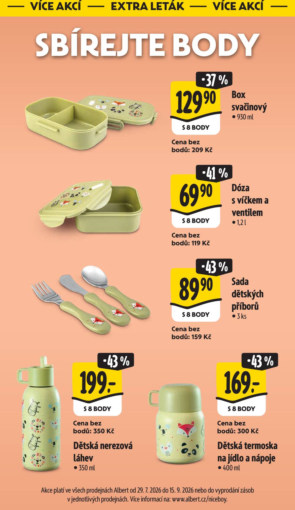 Leták Albert - Albert Supermarket Jihomoravský od 12.8. do 18.8.2026 - strana 9 Leták Albert - Albert Supermarket Jihomoravský od 12.8. do 18.8.2026 - strana 9