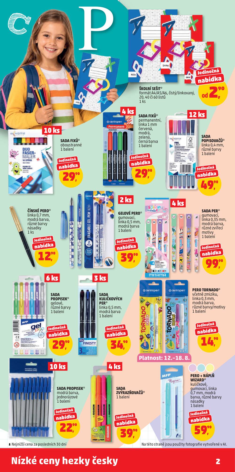 Leták Penny Market - Penny Market katalog Škola od 12.8. do 25.8.2026 - strana 2