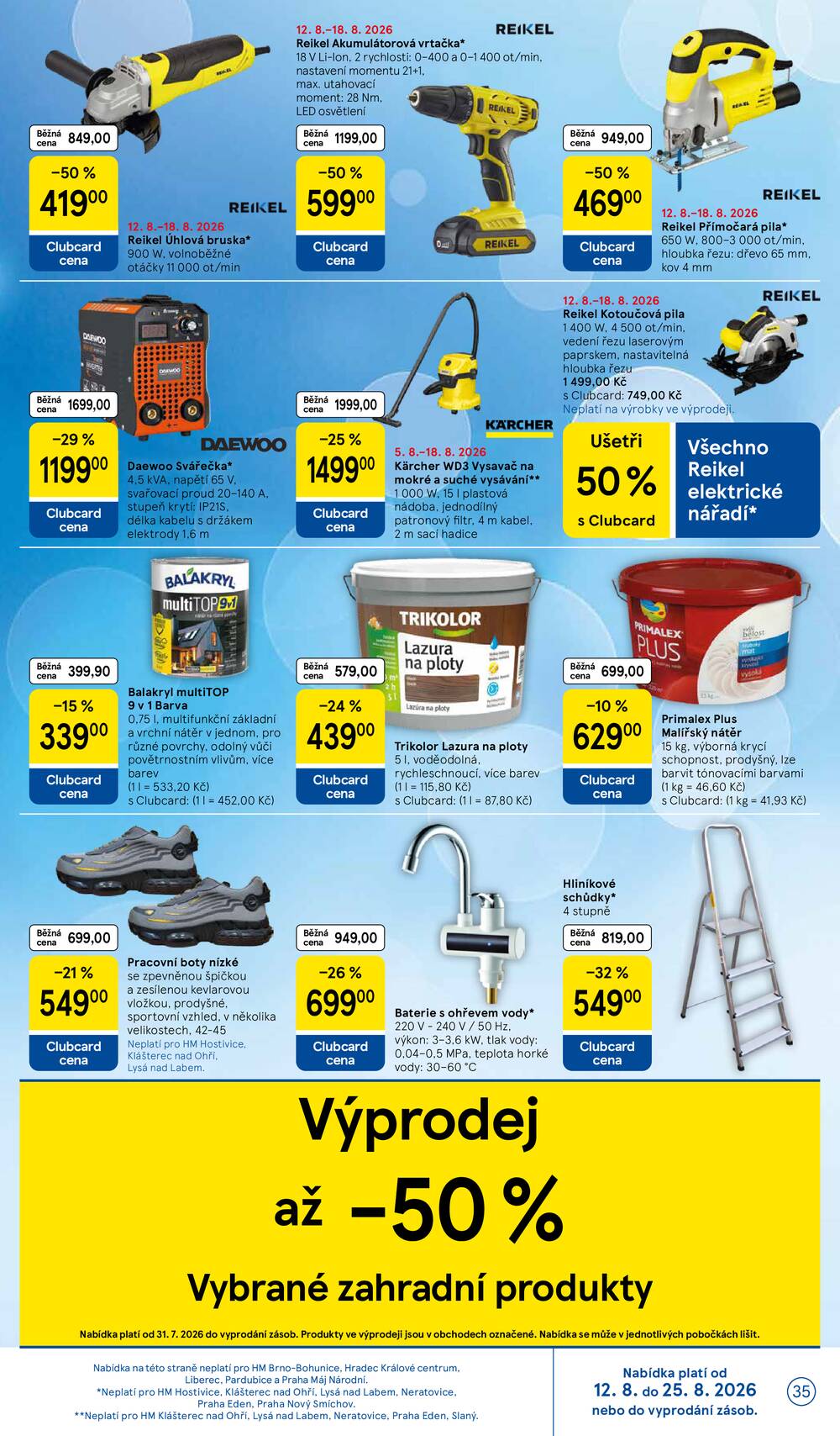 Tesco hypermarkety od 12.8. do 18.8.2026