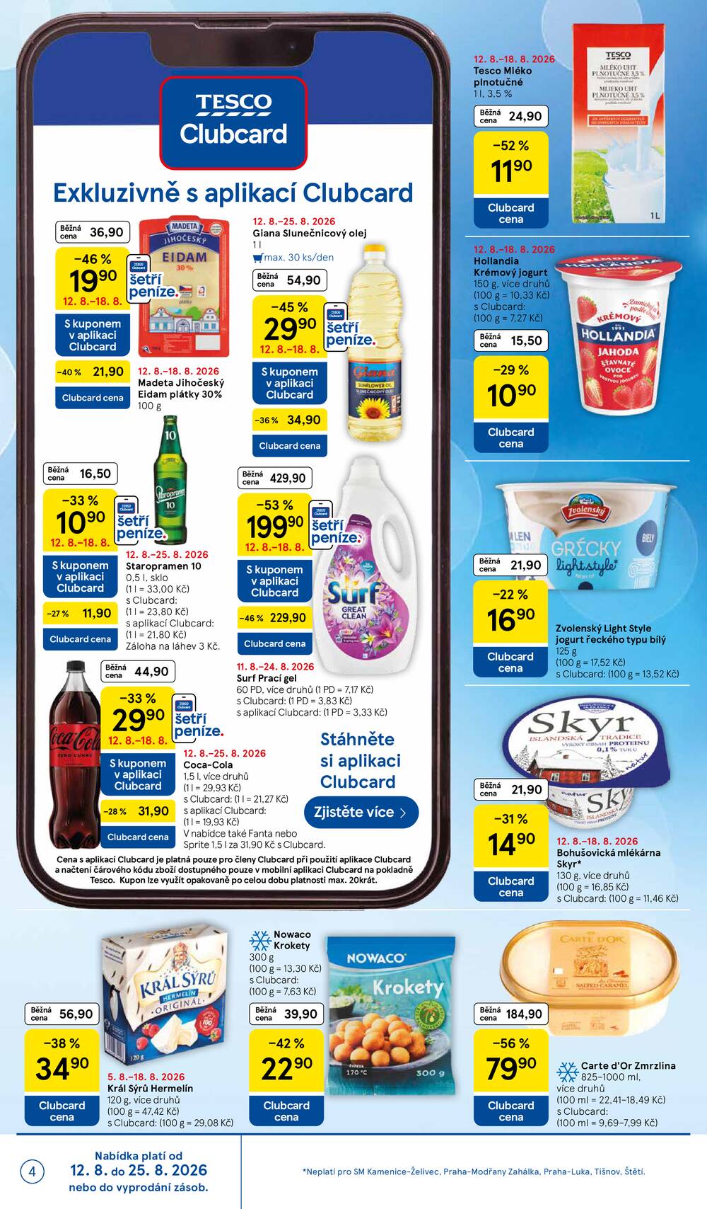 Tesco supermarkety od 12.8. do 18.8.2026