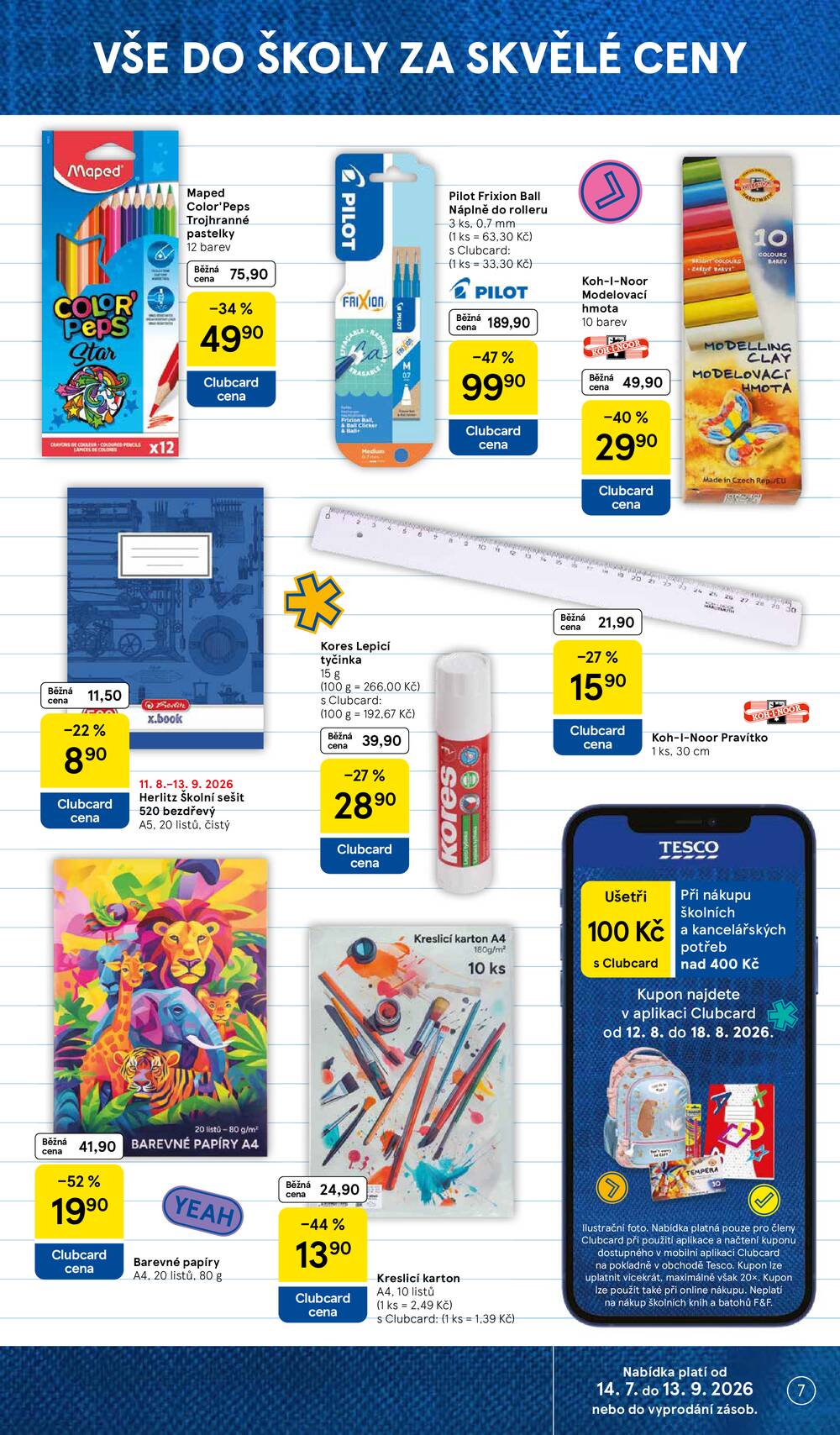Tesco supermarkety od 12.8. do 18.8.2026