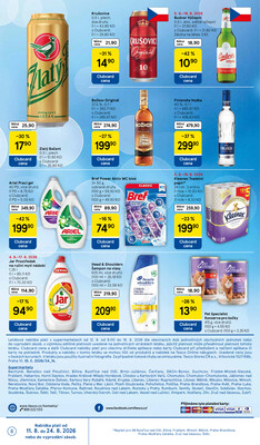 Tesco supermarkety od 12.8. do 18.8.2026