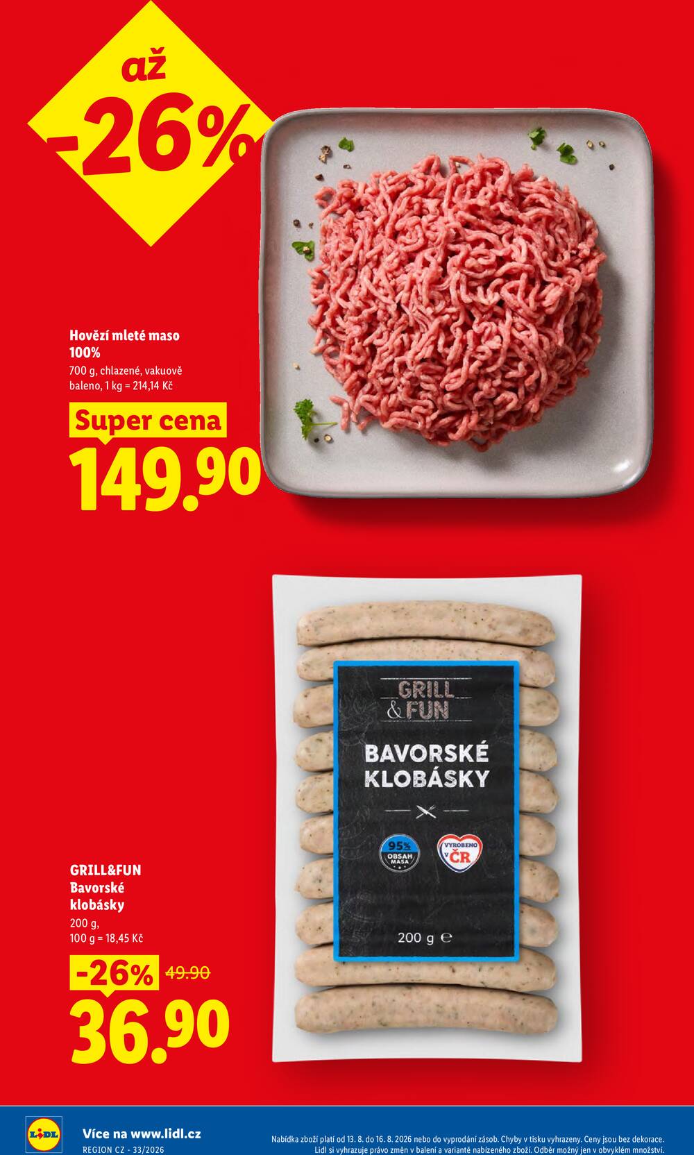 Leták Lidl - Lidl Čtvrtek od 13.8. do 16.8.2026 - strana 8 Leták Lidl - Lidl Čtvrtek od 13.8. do 16.8.2026 - strana 8