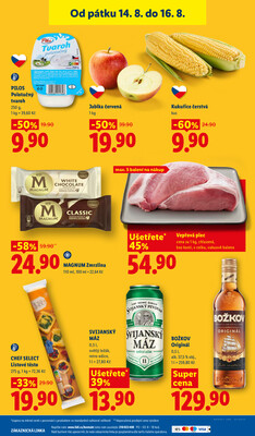 Lidl Čtvrtek od 13.8. do 16.8.2026