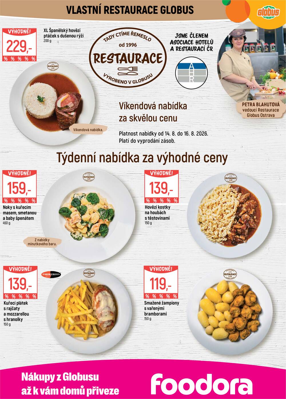 Akční leták Globus 12.8. - 18.8.2026 - Globus Ostrava